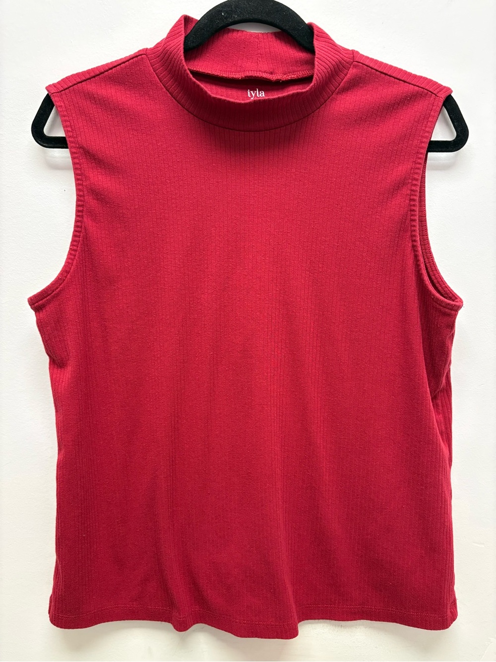 4 for $25 ❤️ Iyla Rib Knit Mock Neck Sleeveless Top | XL